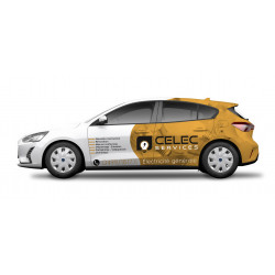 Semi-covering voiture – covering partiel carrosserie | Print My Car