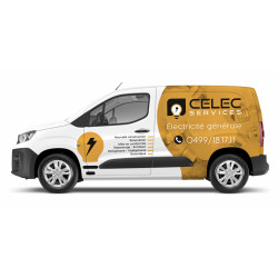 Semi-covering petite camionnette – covering partiel | Print My Car